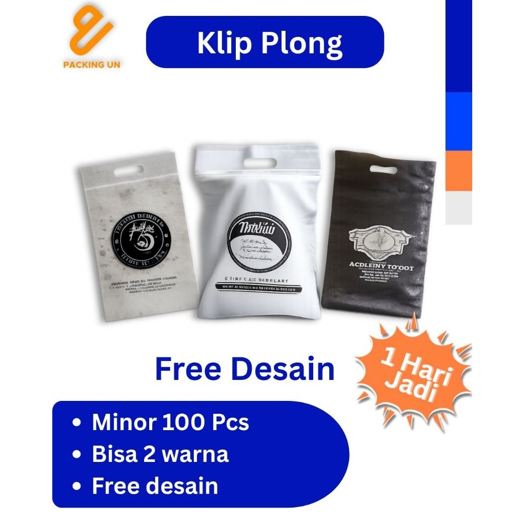 Custom plastik Klip plong