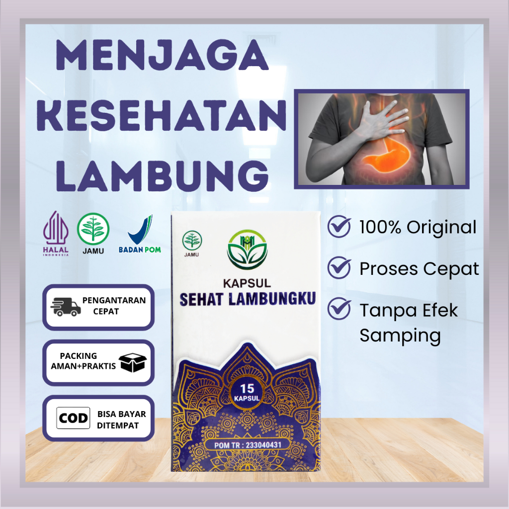 Obat Untuk Kesehatan Lambung, Lambung kotor, Lambung Tidak Sehat, Terasa Perih Di Lambung-Kapsul Lam