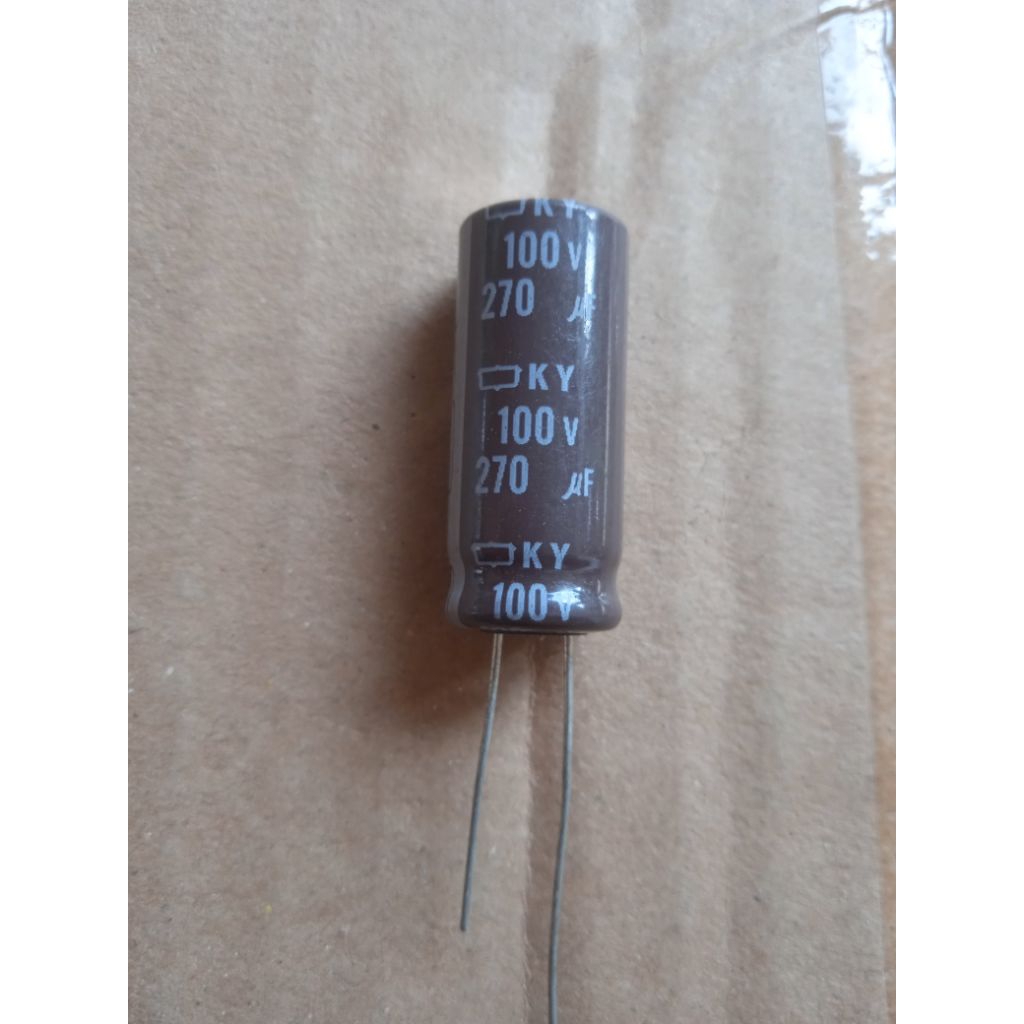 Elco 270uf 100v 270 uf 100 volt kondensator elektrolit elko kapasitor
