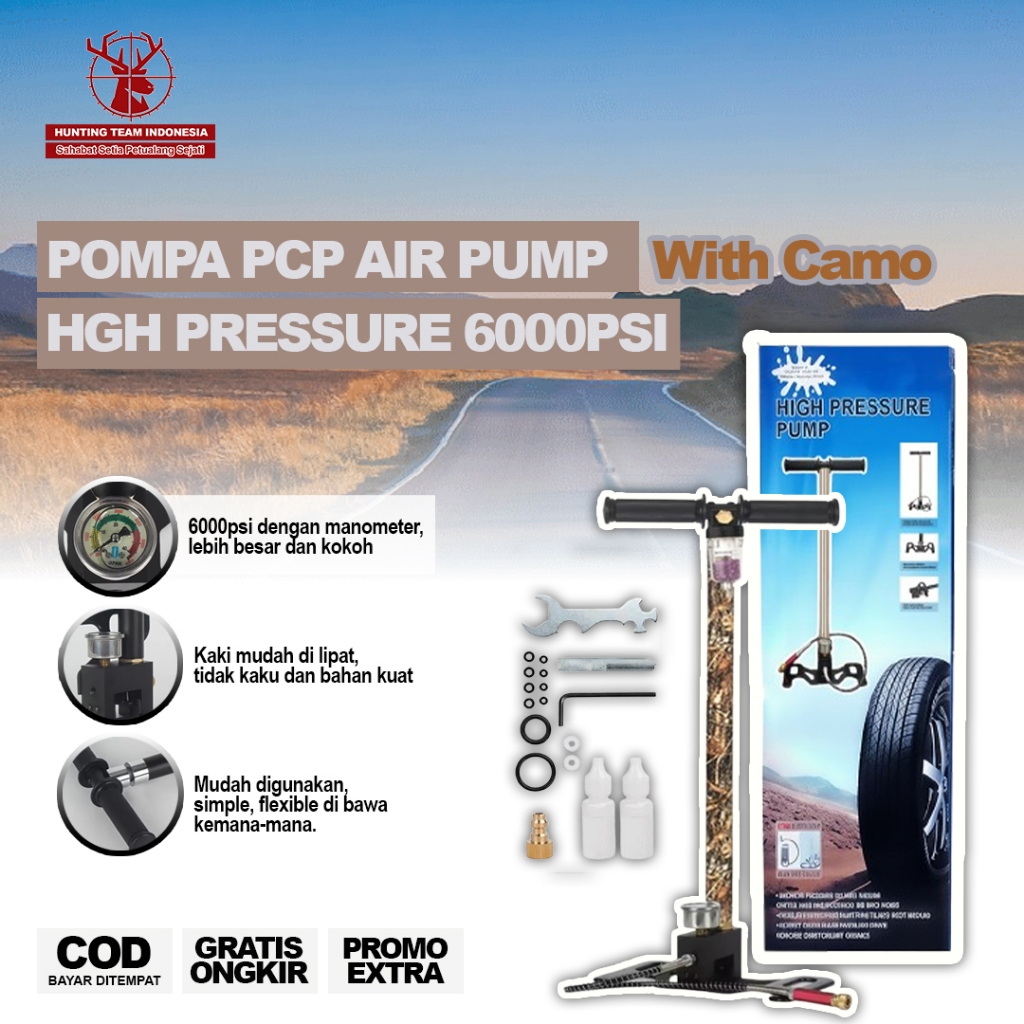 PROMO  POMPA PCP 4 STAGE 6000 PSI - POMPA PCP 6000 PSI - POMPA PCP FSL KING TIGER STAINLES LIPAT