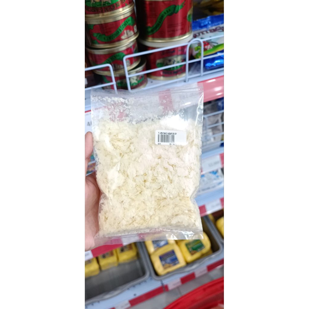 [ 50 GRAM ] Tepung Kentang Kasar 50gram | Flakes Potato 50gram | Pengempuk Bakpao Donat 50gram