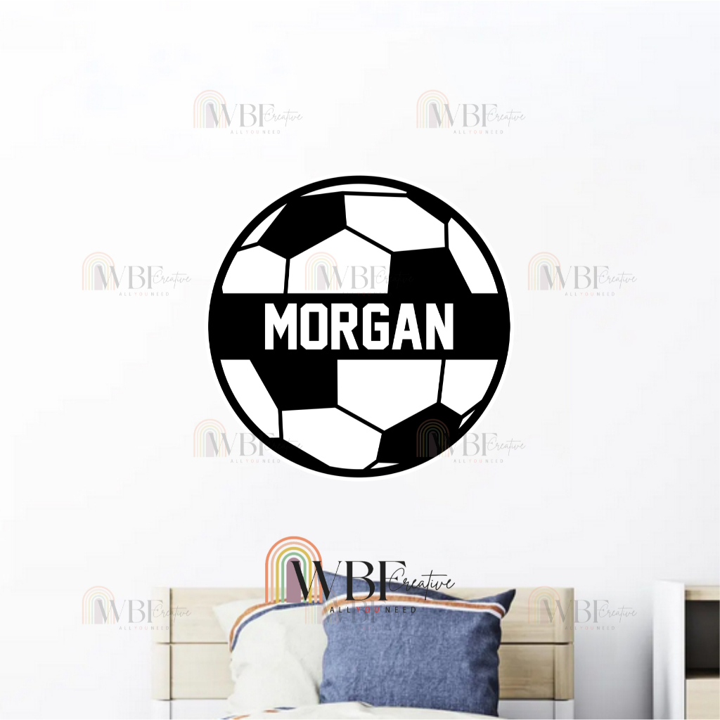 STIKER DEKORASI KAMAR ANAK LAKI - LAKI | WALLPAPER NAMA ANAK BOLA | WALLPAPER BOLA | WALLPAPER NAMA 