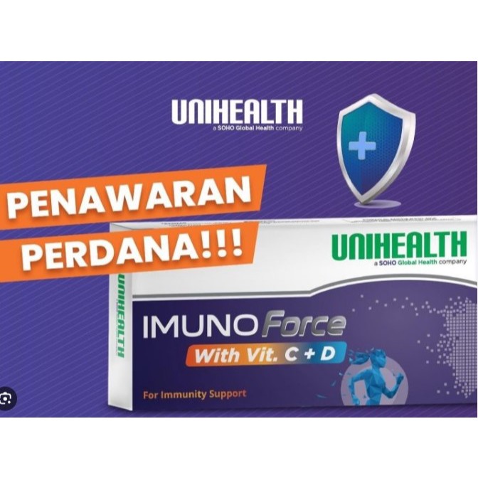 Imuno Force C + D – Vitamin C D3 & Echinacea untuk Imunitas
