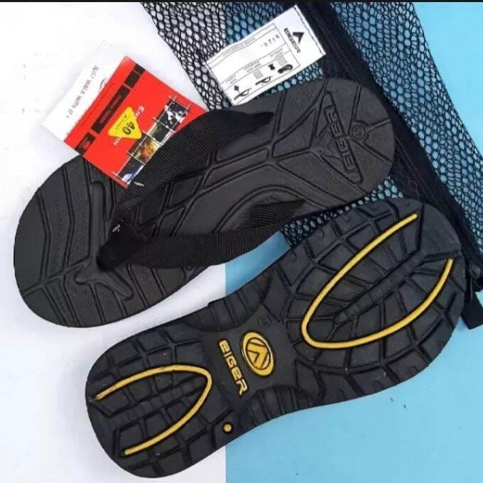 EIGER001 ORIGINAL 100% - Sandal Eiger001 Original Jepit Mustang Pria Wanita High Quality Size 39-43