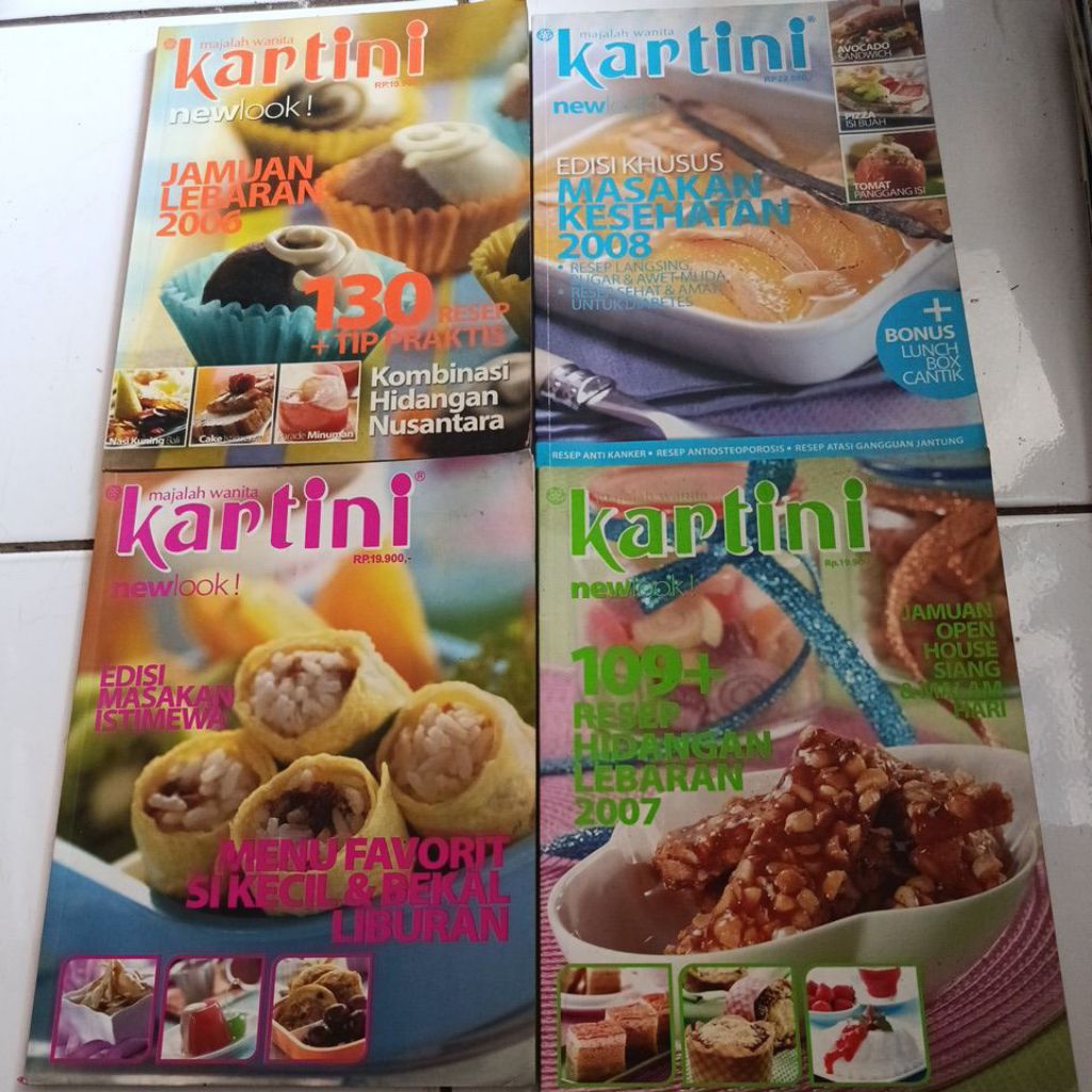 Majalah Kartini edisi khusus masakan
