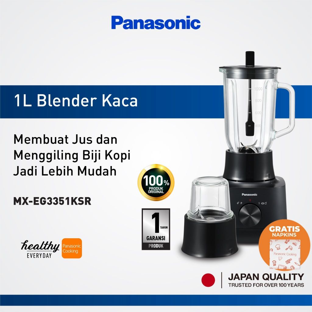 Panasonic MX-EG3351KSR Blender [1 L] - Black