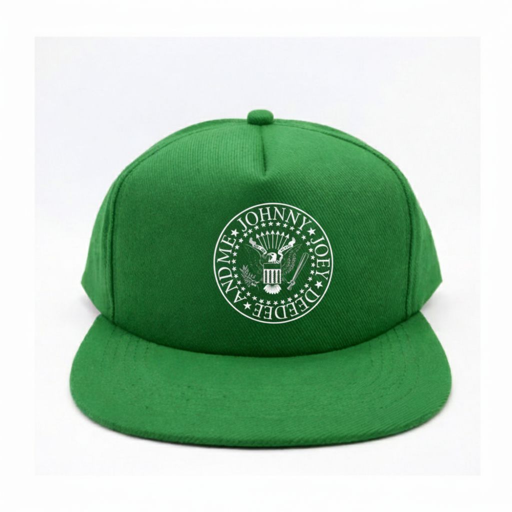 Topi Snapback Premium/Logo Ramones/Dewasa