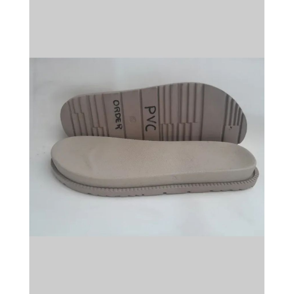 Outsole Setelan Middle Sol + Outsole Cocok Warna  Beige Untuk Sandal Wanita Sandal Puyuh Sandal Carv