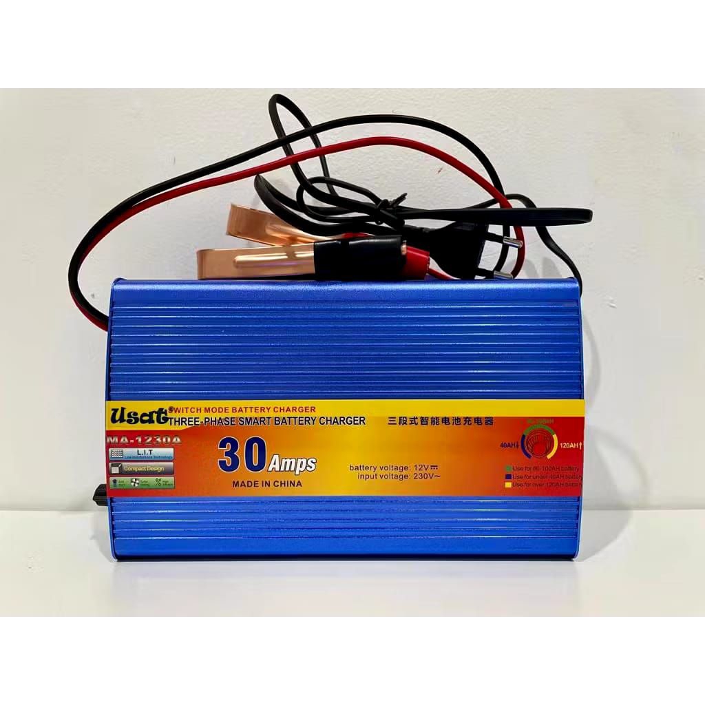 Charger Aki 12V 30A Usat / Charger Aki 30 Ampere 12 Volt Usat