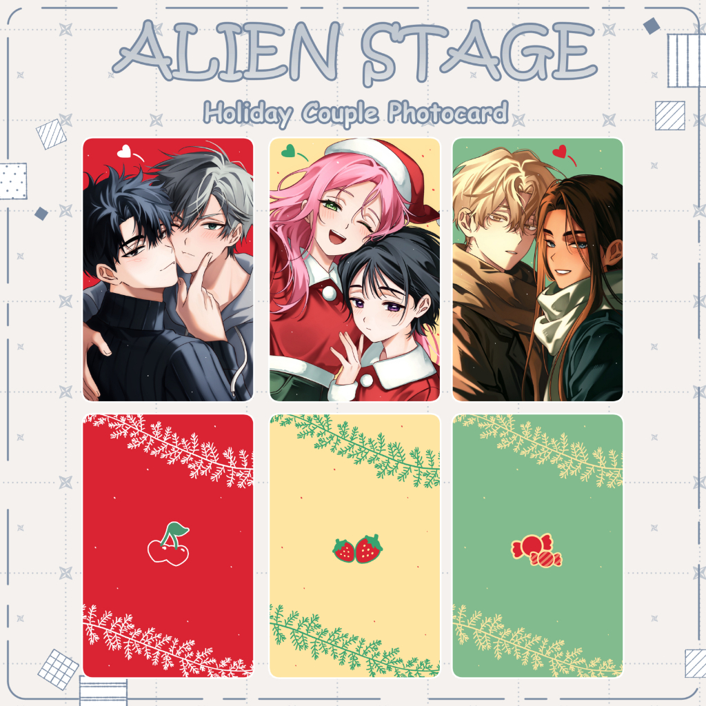 Alien Stage Photocard - Holiday couple - ALNST