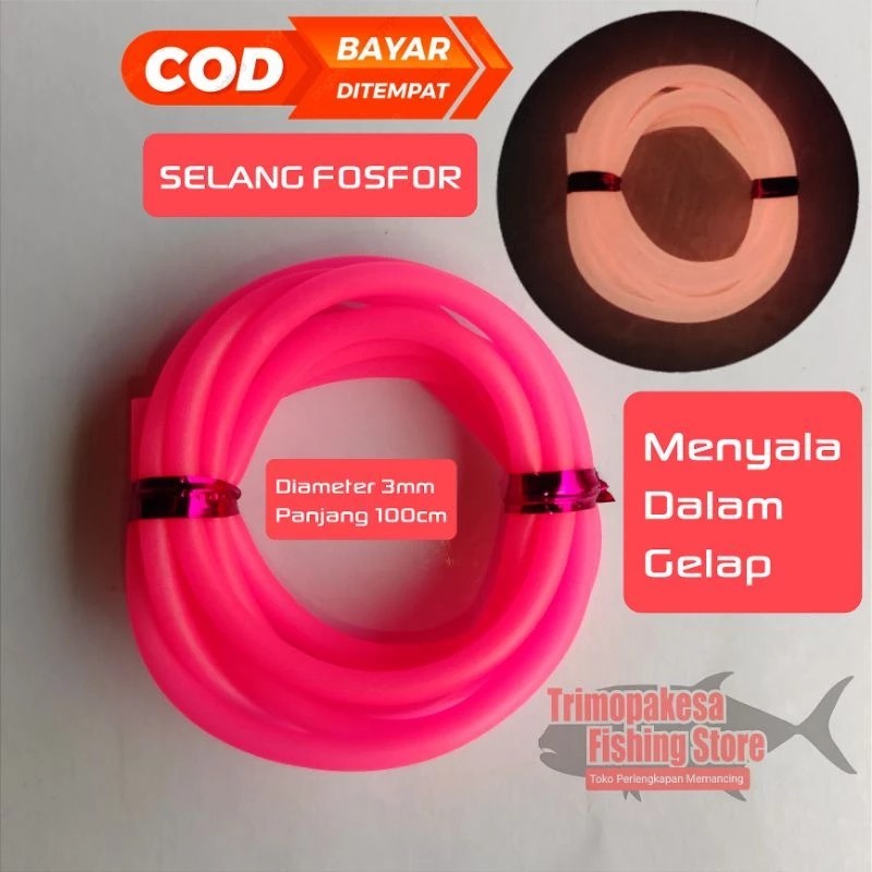 SELANG FOSPOR 3mm  PINK/ SELANG GID/SELANG SABIKI