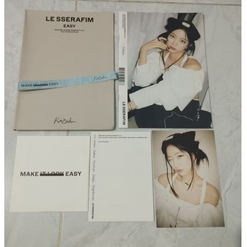 album only Le Sserafim Easy ( Kazuha)