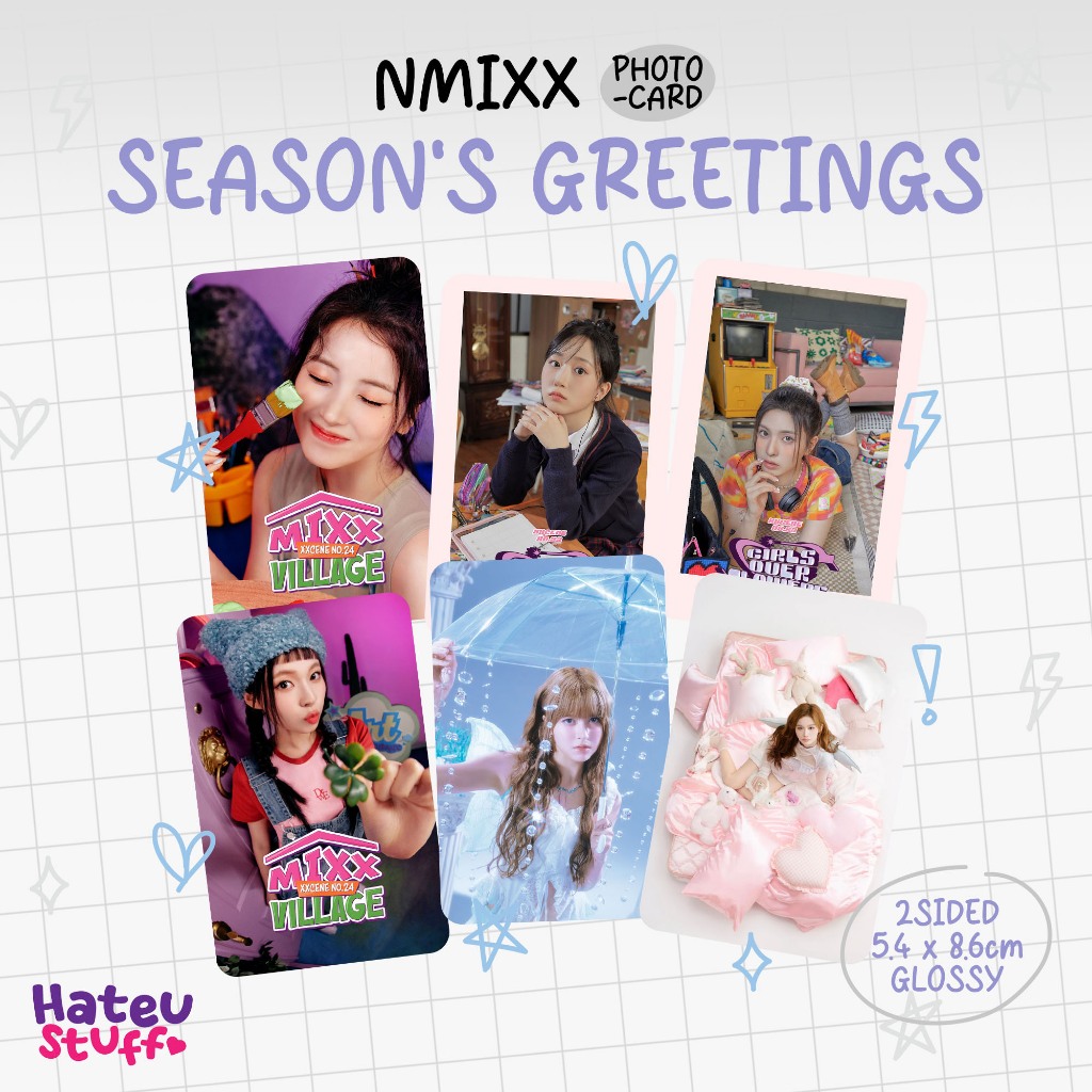 NMIXX Unofficial Photocard Season's Greetings 2026 2025 2024 2023