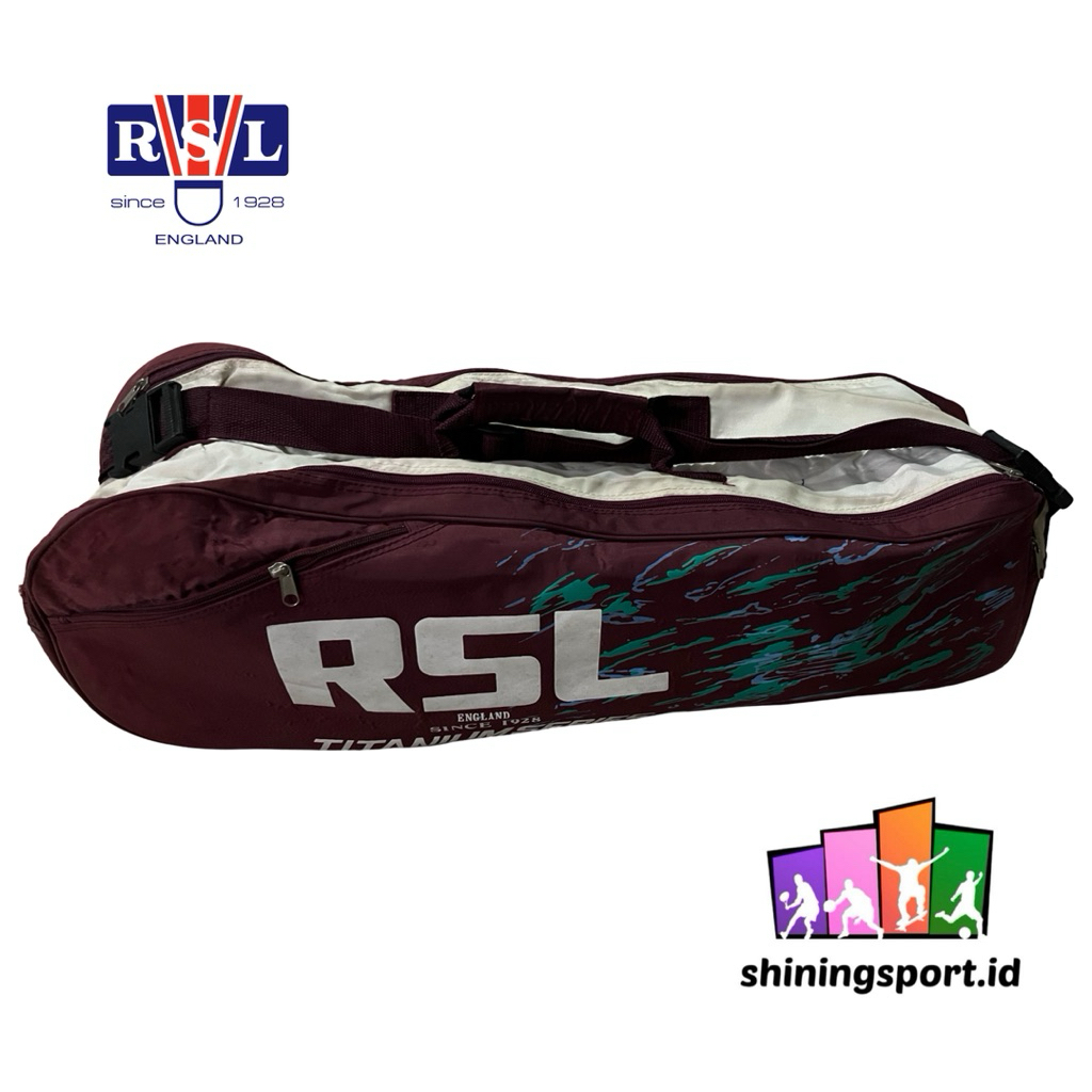 Tas Raket Badminton RSL 2R Titanium Series 100% Original