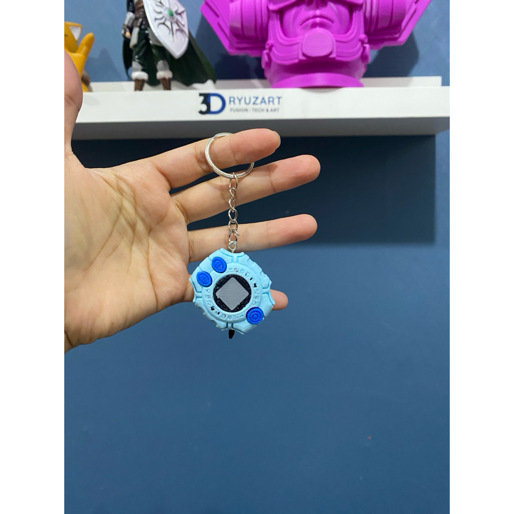 Gantungan Kunci Digivice/Keychain Anime Digimon 3D Printing/keychain digivice murah
