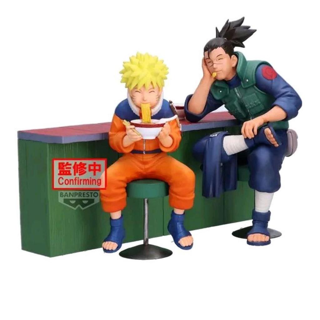 PVC Figure Uzumaki Naruto - Ver. A Naruto 72 Series (11cm) Umino Iruka - Ver. B Naruto 72 Series (13