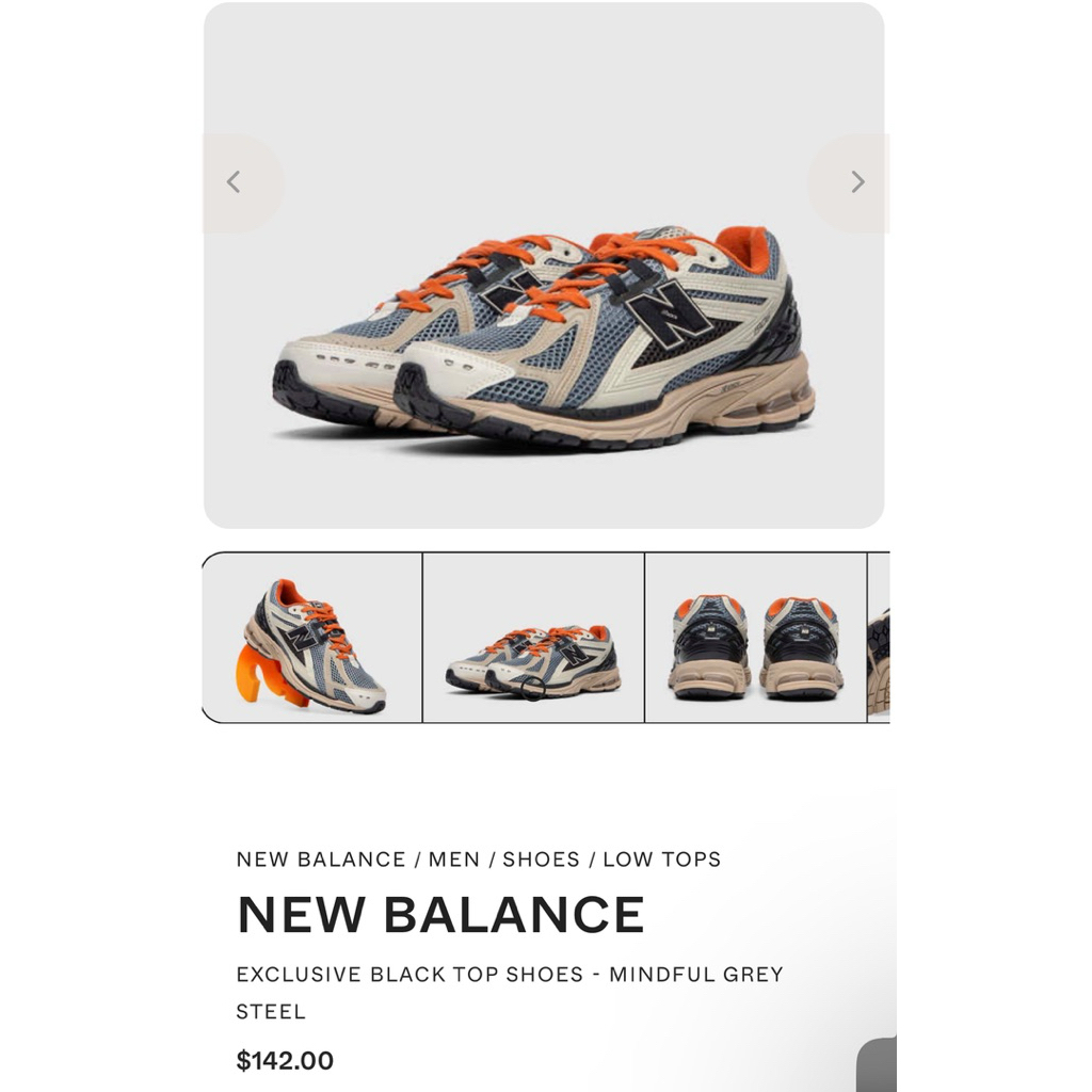 NB 1906r Exclusive Black Top Shoes - Mindful Grey Steel