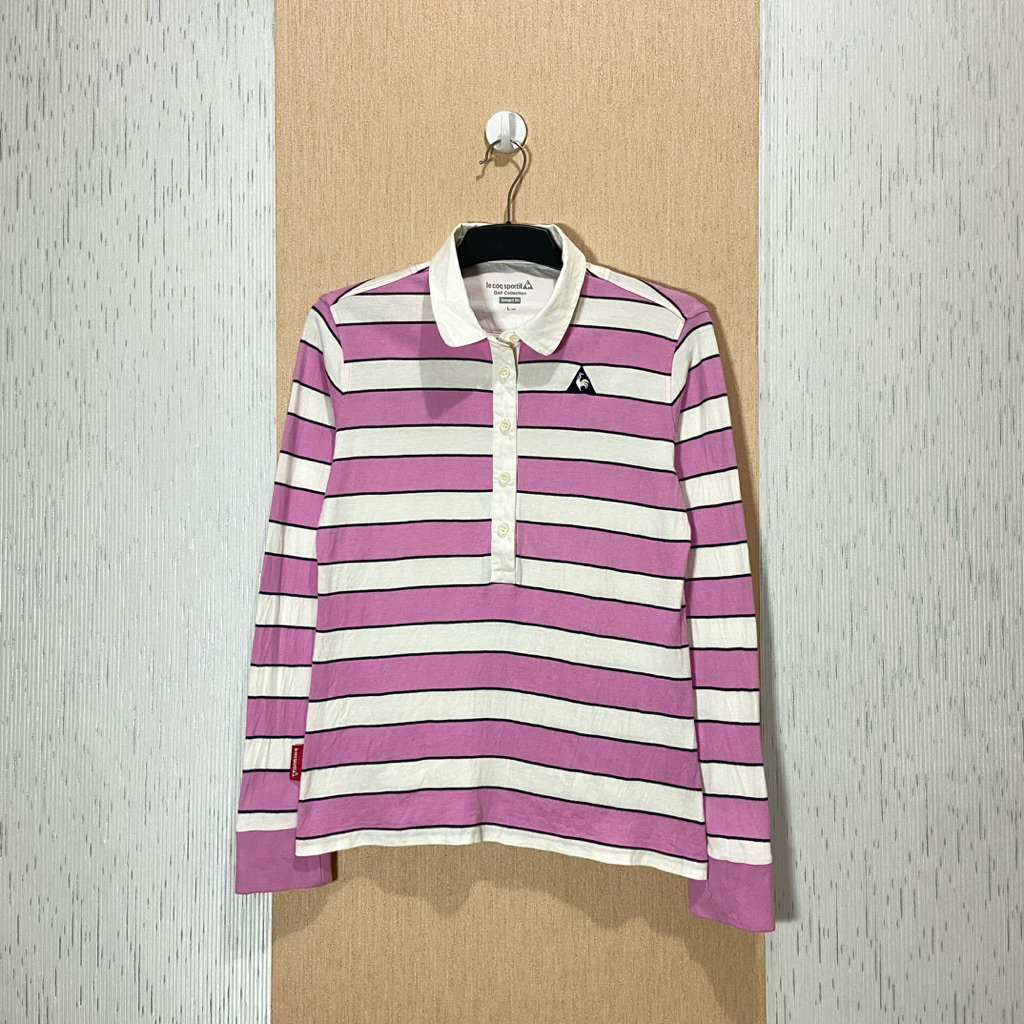 Long Sleeve Rugby Le Coq Sportif Golf Collection / Kaos Lengan Panjang Wanita / Size L