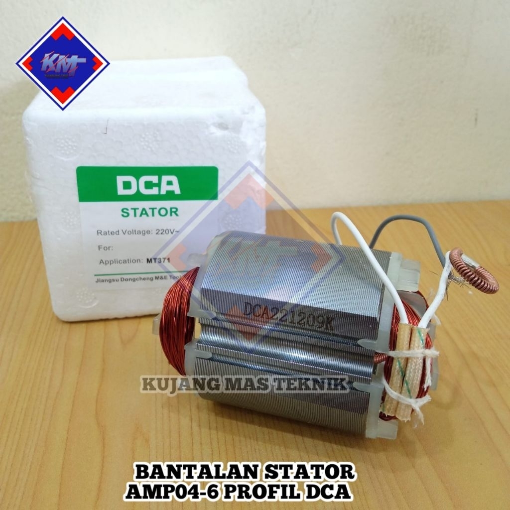 BANTALAN STATOR AMP04-6 MESIN PROFIL / TRIMMER KAYU DCA STATOR AMP 04-6