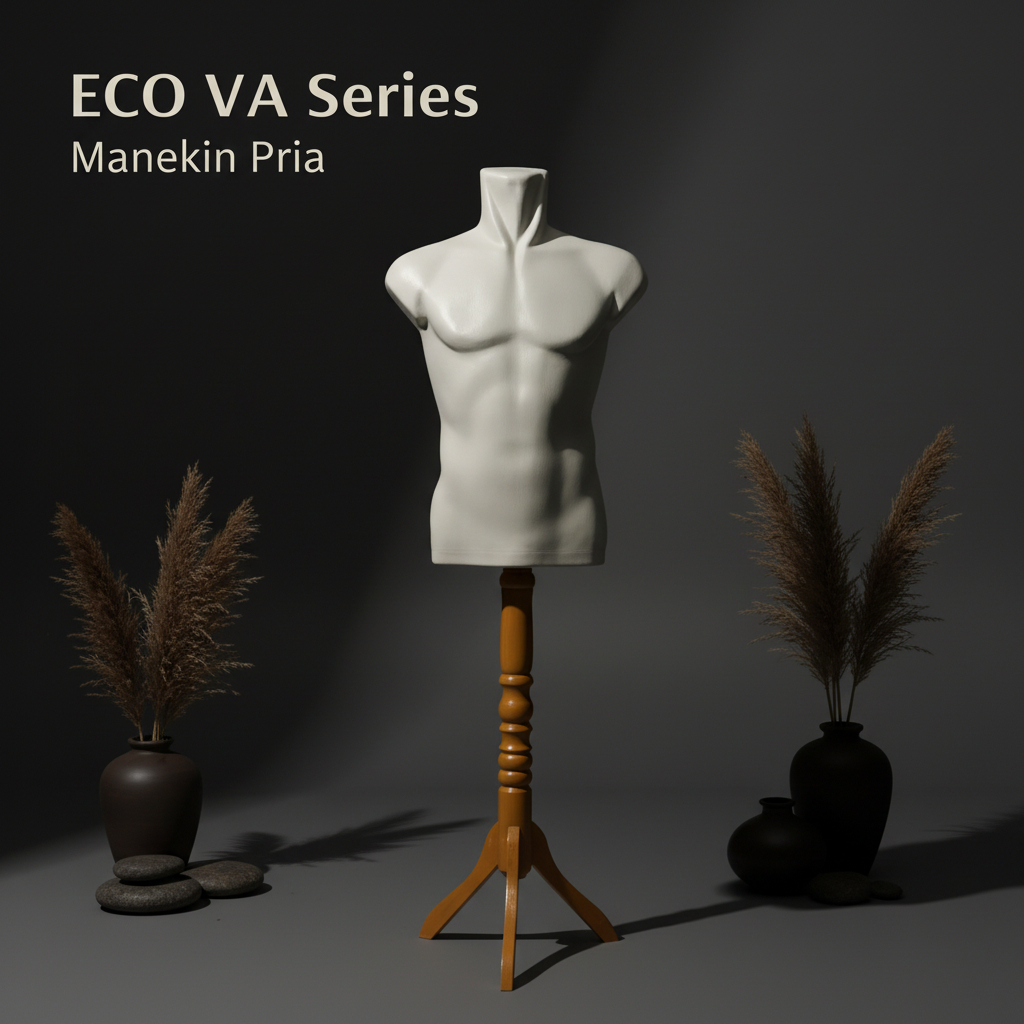 MANEKIN PRIA OTOT ECOVA SERIES manekin mannequin patung pria display pakaian full body dewasa untuk 