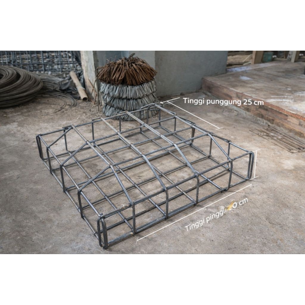 Cakar Ayam Bangunan Besi 13mm Uril SNI Ukuran 80×80 | Kuat & Kokoh | Hemat & Kuat
