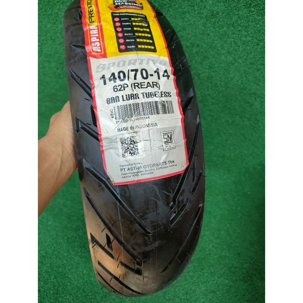 Ban ring 14 140/70 Aspira Premio Sportivo Tubles 2023