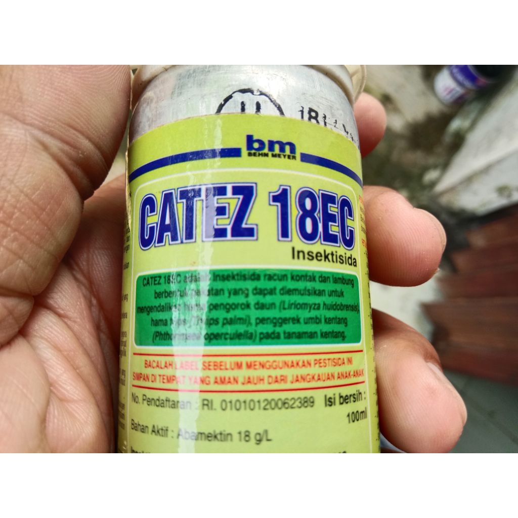 INSEKTISIDA BM CATEZ 18EC 100ML bahan aktif Abamectin. Insektisida catez 100ml