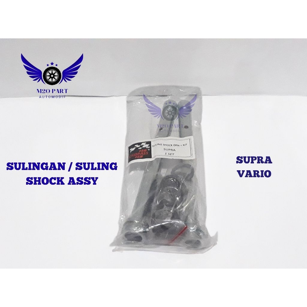 suling sulingan peninggi shock depan komplit supra / vario
