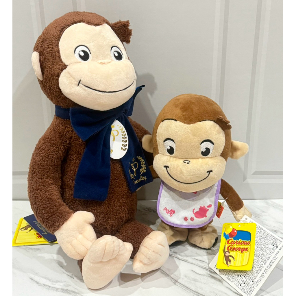 Boneka Plushie George Preciality & George Talking Electric Curious George