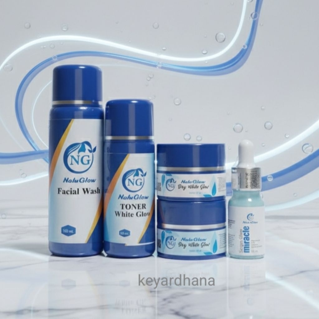 SKINCARE BPOM AMAN ORIGINAL NALUGLOW/NALU GLOW SKINCARE WHITENING/ACNE (JERAWAT)/FLEK(BRIGHTENING) N
