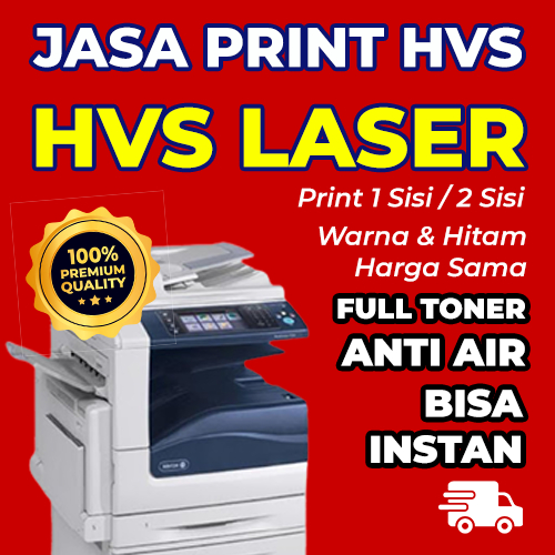 JASA PRINT HVS LASER / HITAM PUTIH & WARNA BERBAGAI UKURAN MURAH
