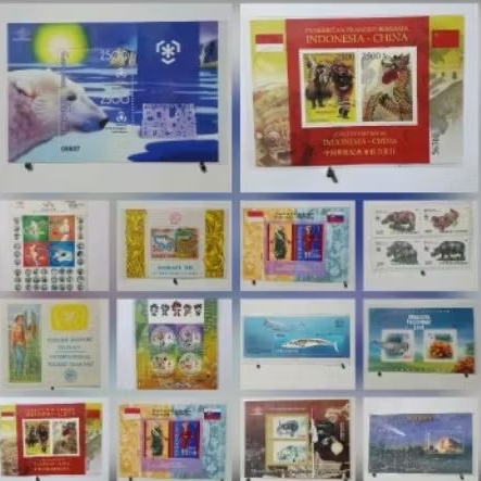 Perangko - Prangko Indonesia Mini Set DLL