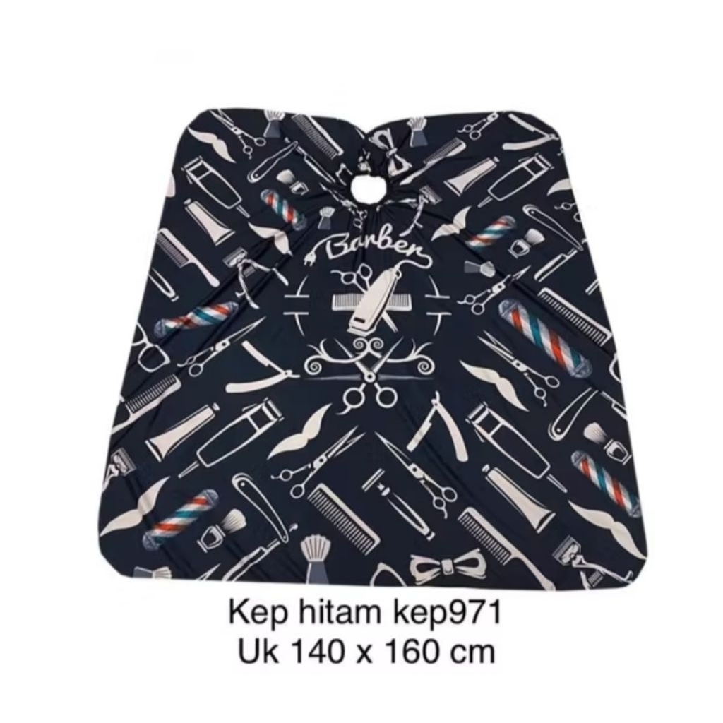 Kip kep barber salon kain pangkas rambut penutup barbershop jumbo premium