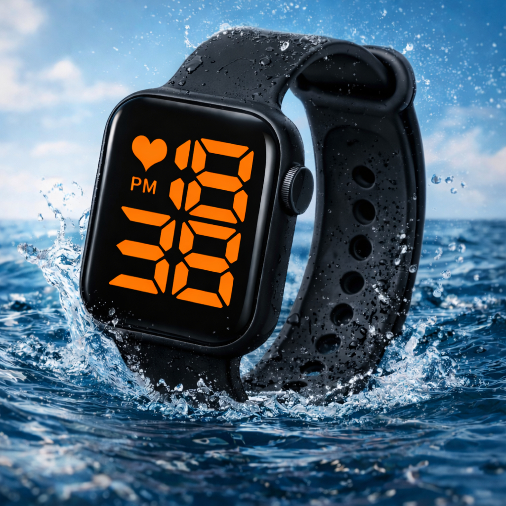 Jam Tangan Anak Remaja Laki Laki Perempuan Digital Display LED Anti Air Stylish