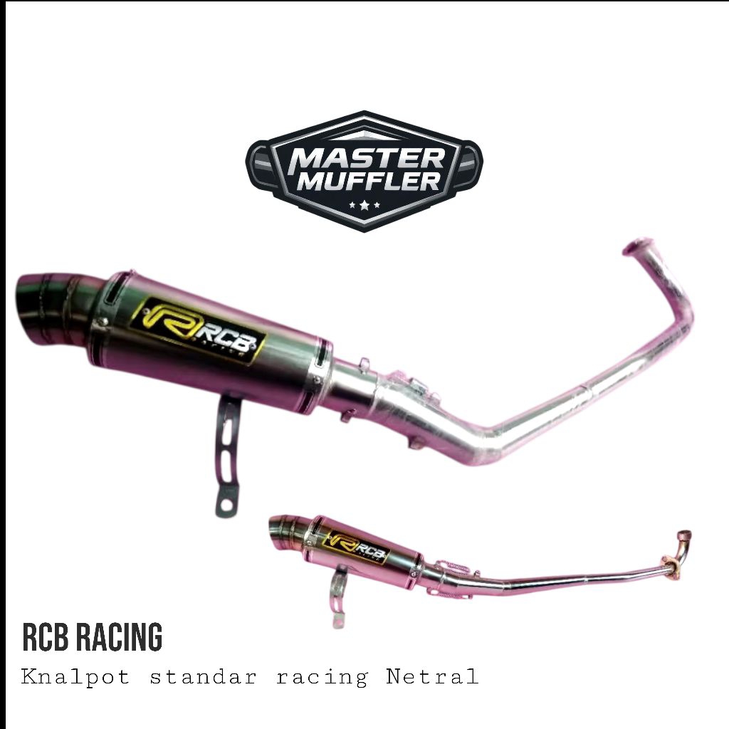 Knalpot RCB Netral Supra Kharisma Revo Astrea