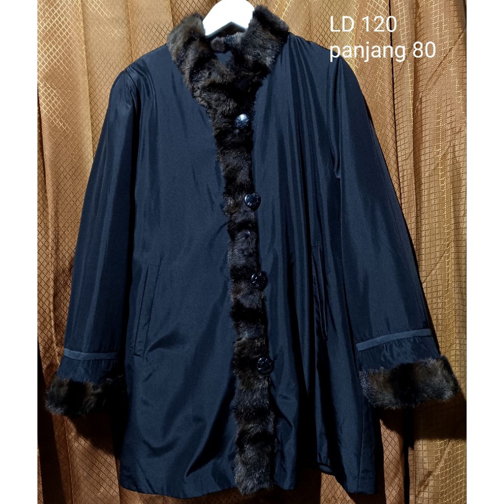 coat sutra bulu tupai long coat sutra silk coat coat sutra bolak balik coat sutra bolbal coat winter