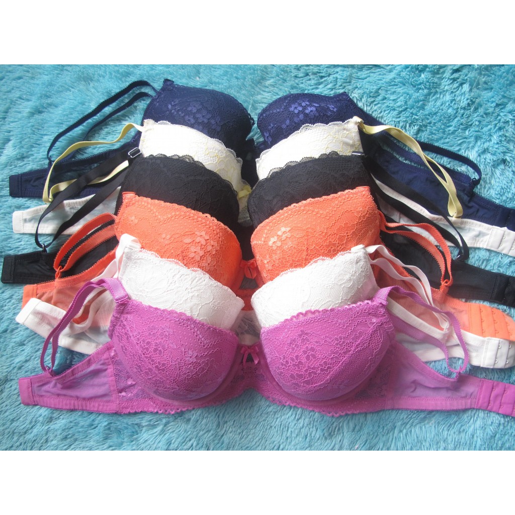 PUSH UP DAN NON-PUSH UP BALCONETTE BRA WONDERBRA / VS LACE SIZE 30D 30DD (DD65) 32A (A70) 32B (B70) 