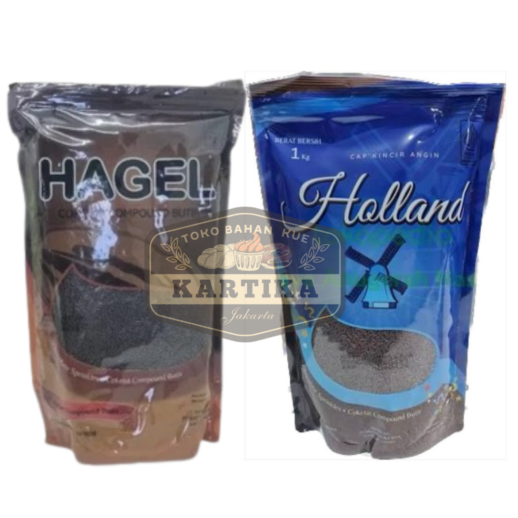 Holland Meses Coklat Susu 1kg / Hagel Meses Coklat Dark 1kg