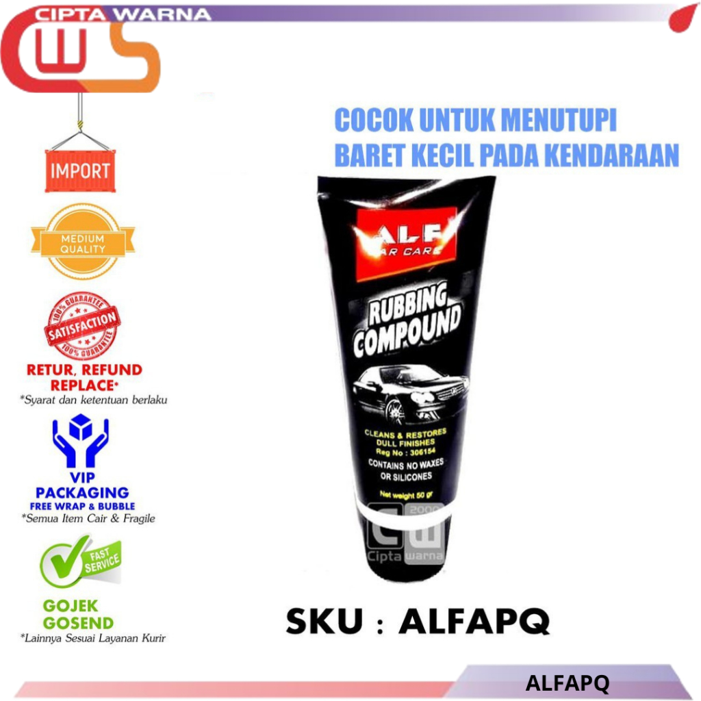 Compound Alfa 50gr odol kompon mobil Palembang - C2 CWS