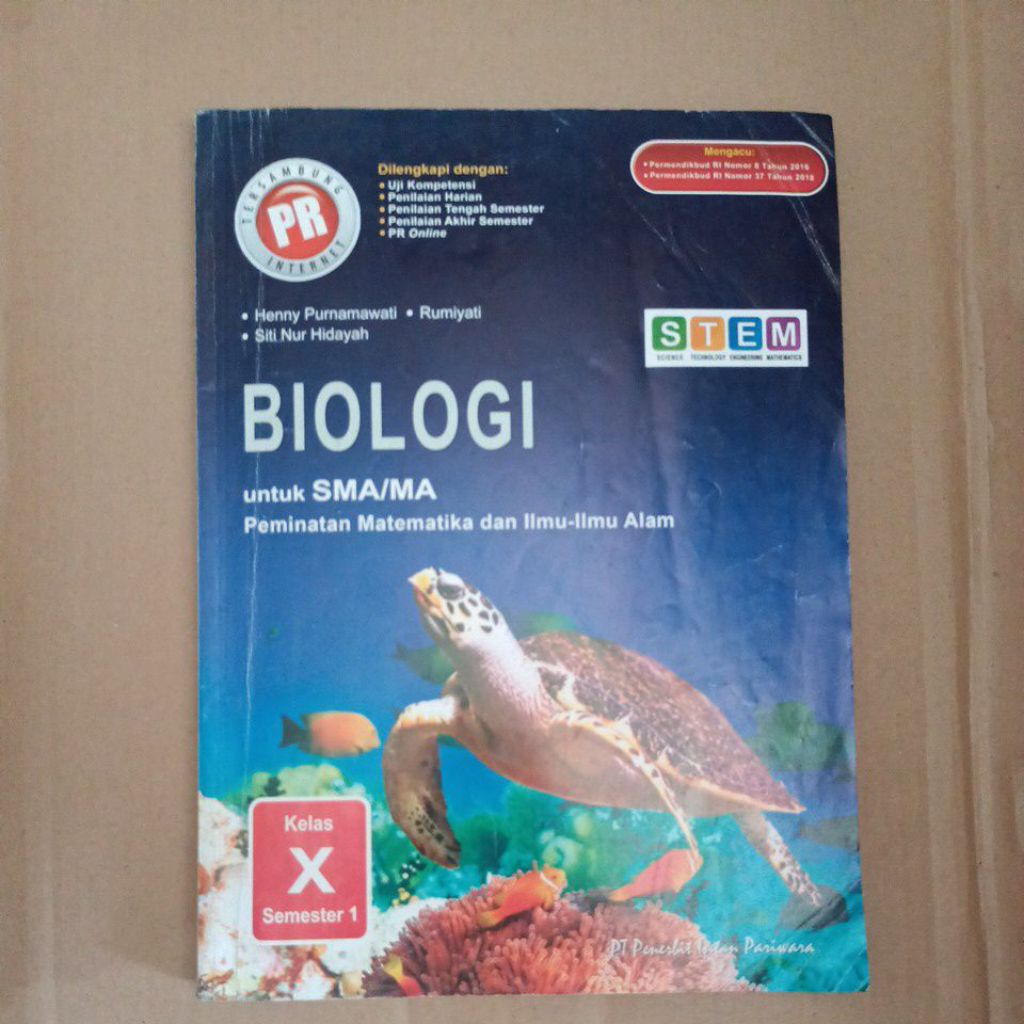PR BIOLOGI untuk SMA/MA kelas X semester 1