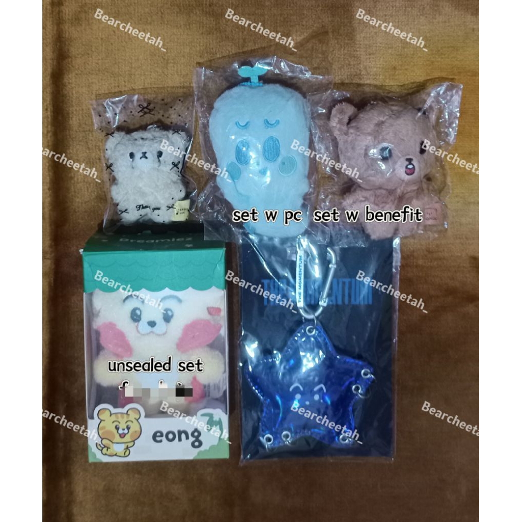 Cheetah lee, kkumi magnet doll haechan, gomdo lee, eong v1, carabiner Mark, boohongie magnet doll ma