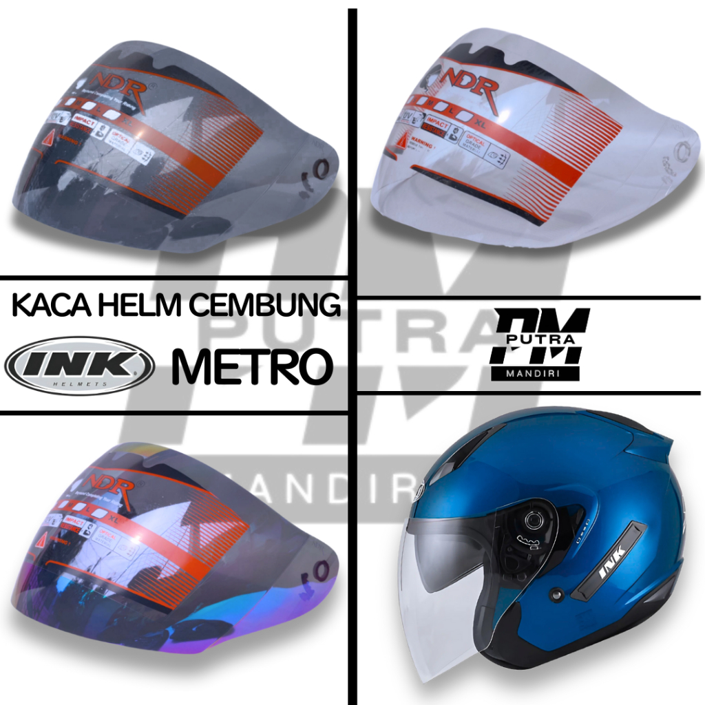 Kaca Helm INK METRO Visor Helmet CEMBUNG venom open ink metro 2