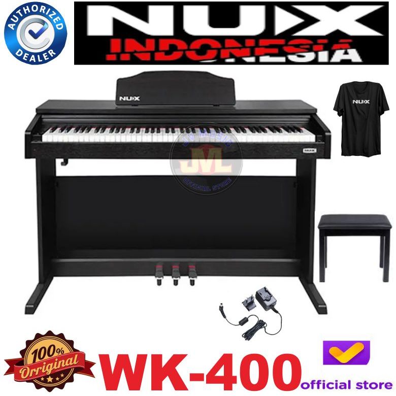 Nux WK400 88-keys Digital Piano Elektrik Nux WK-400 Piano Elektrik