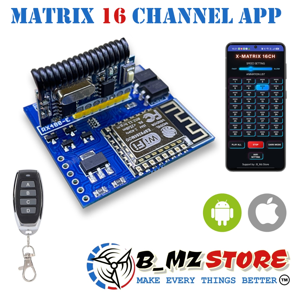 Controller Modul Matrix Biled - Kontroller Modul Matrix Mini Laser D2