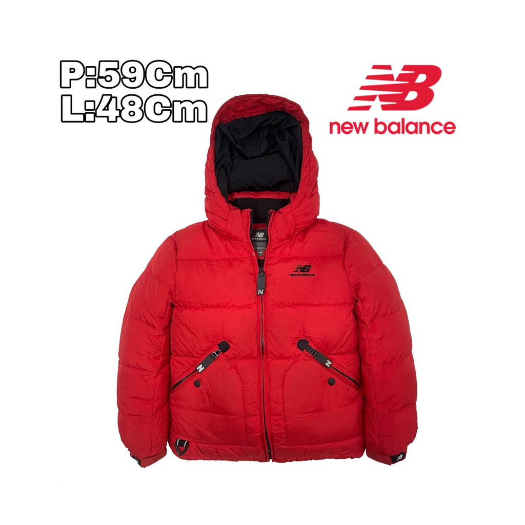 JK03 Jaket Bulang Winter Outdoor Anak 8 Th New Balance  Bulu Angsa Parka Musim Dingin Hiking Pendaki