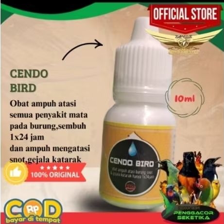 CENDO BIRD OBAT BURUNG KICAU MENGOBATI SAKIT MATA KATARAK MATA BERAIR SNOT