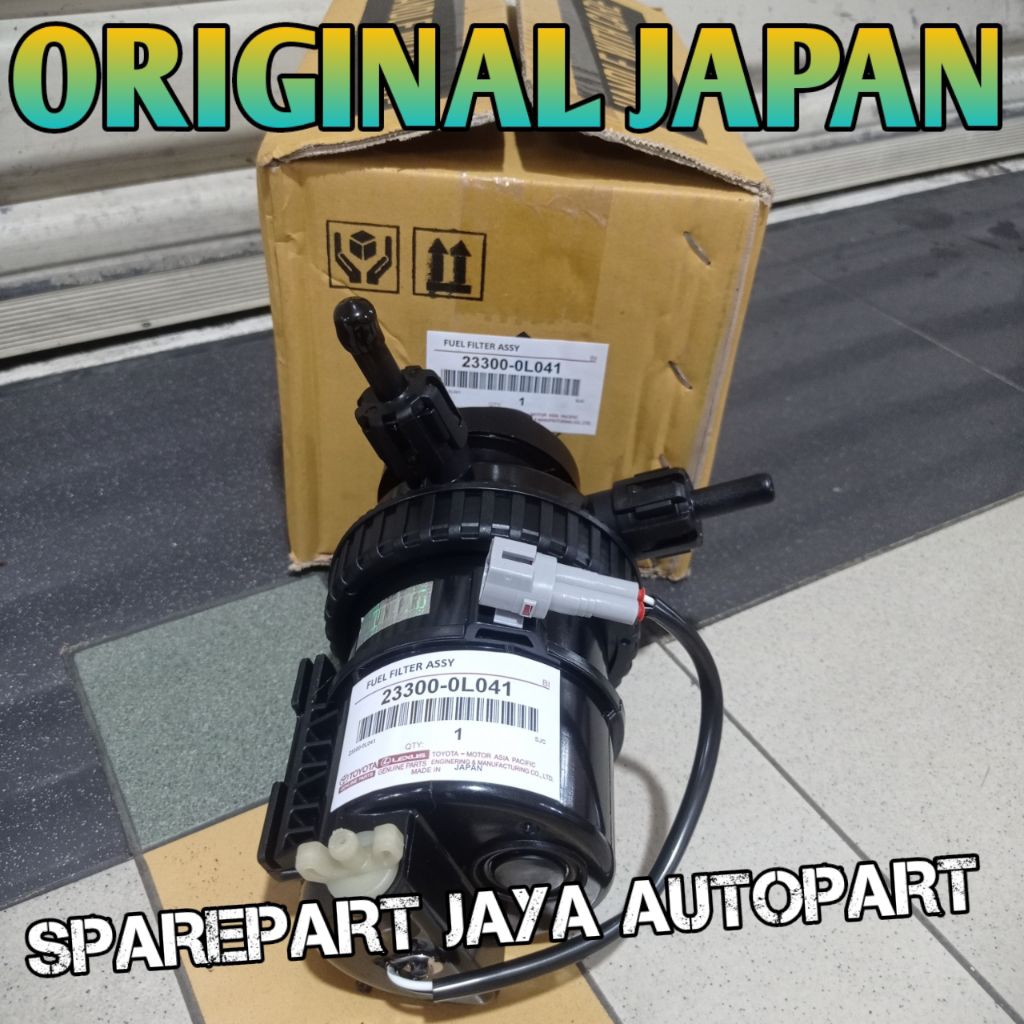 pompa solar assy fuel filter assy toyota innova hilux fortuner solar/diesel original
