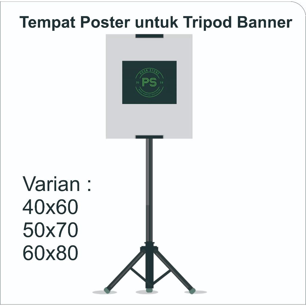 KT Board 5mm / foam board bahan poster di tripod