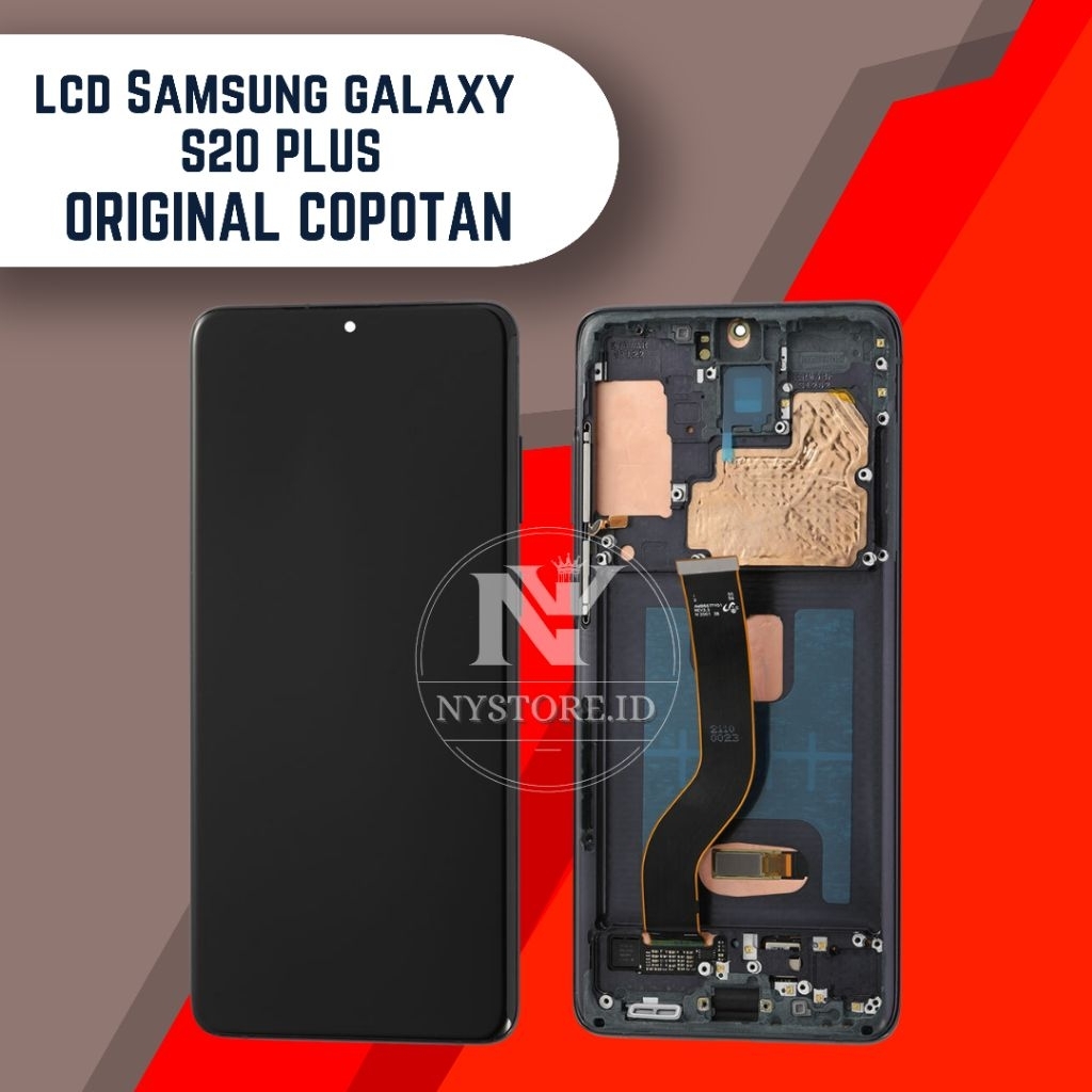 LCD SAMSUNG S20 PLUS + FRAME ORIGINAL COPOTAN