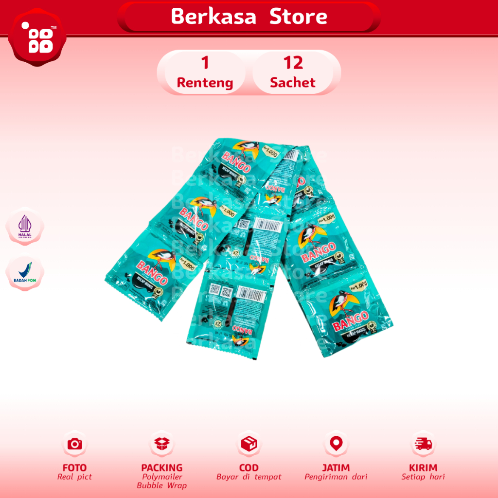 Bango Kecap Manis Renteng 12 Sachet